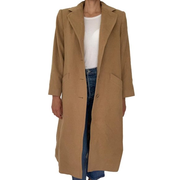 Fleurette Jackets & Blazers - Fleurette Camel Hair Trench Coat